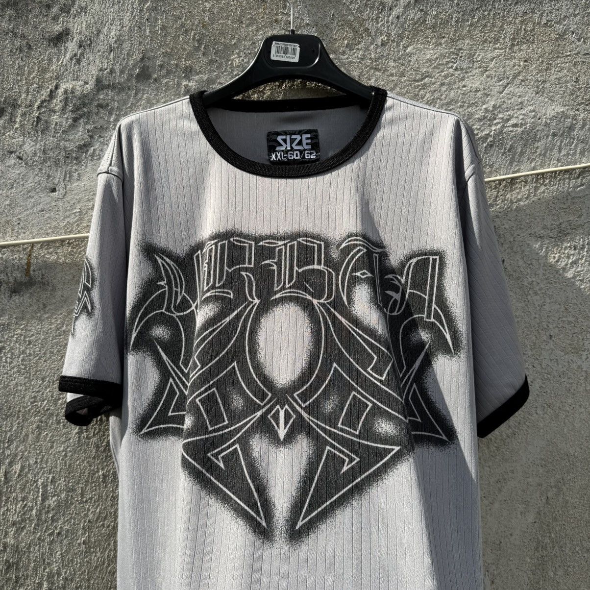 Tribal Streetwear Affliction Type Tribal Grey Tee Rave Graffiti Punk Grunge Size US XXL / EU 58 / 5 - 4 Thumbnail