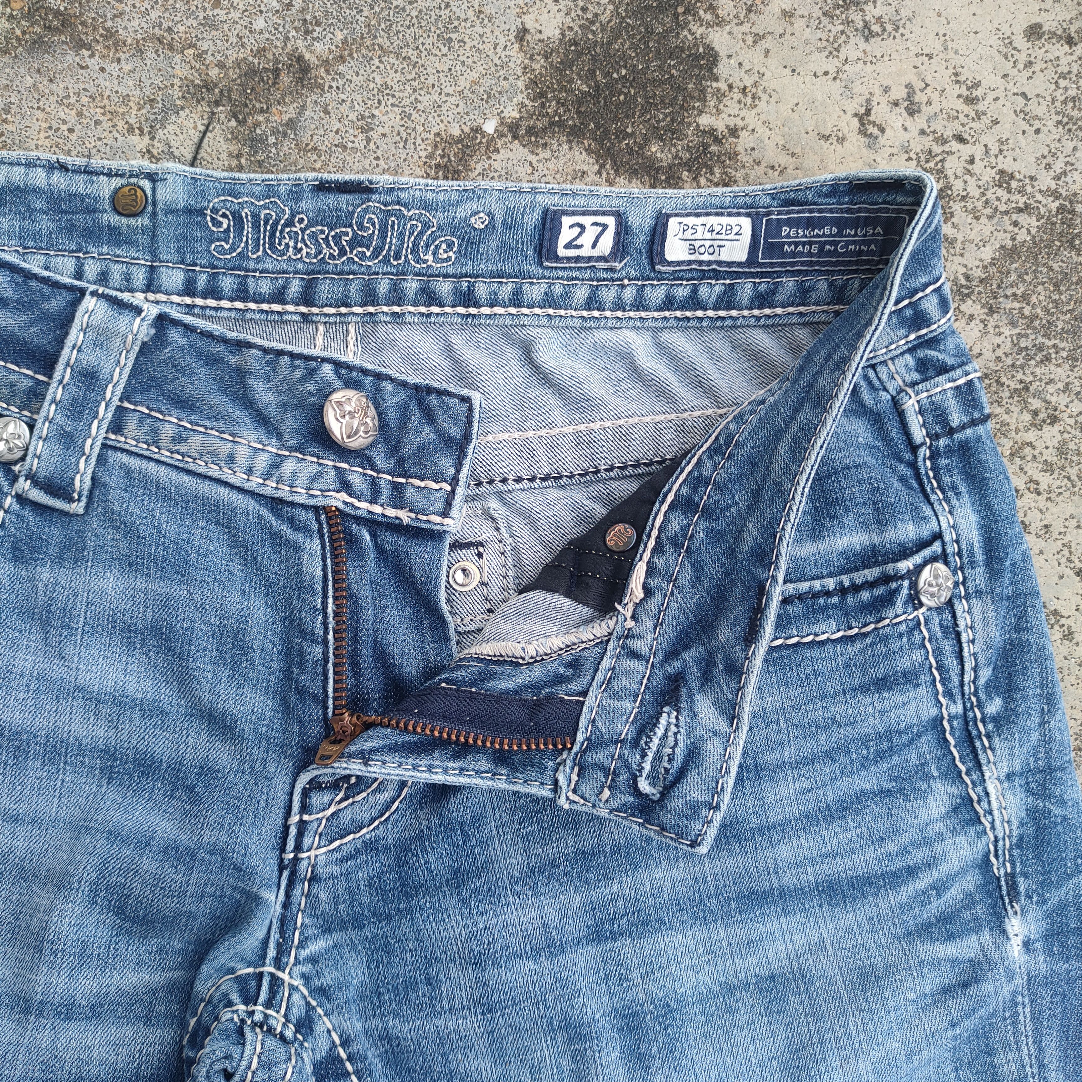 Japanese Brand VINTAGE FLARE WOMAN MISS ME WING JEANS DENIM PANTS Size US 29 - 6 Thumbnail