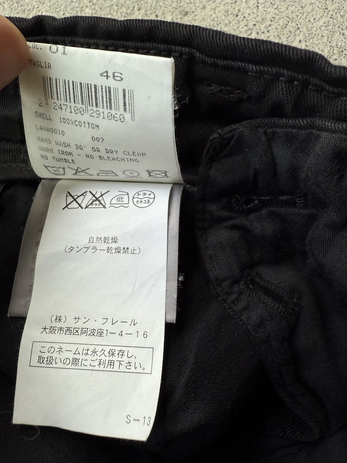Neil Barrett Neil Barrett Archive Black Gimmick Cargo Pants Size US 30 / EU 46 - 11 Thumbnail
