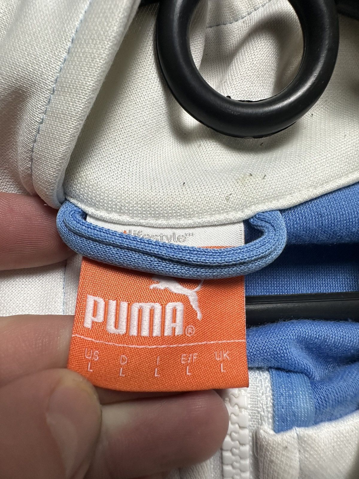 Puma × Vintage Vintage puma Uruguay soccer jersey size L blue logo Size US L / EU 52-54 / 3 - 6 Thumbnail