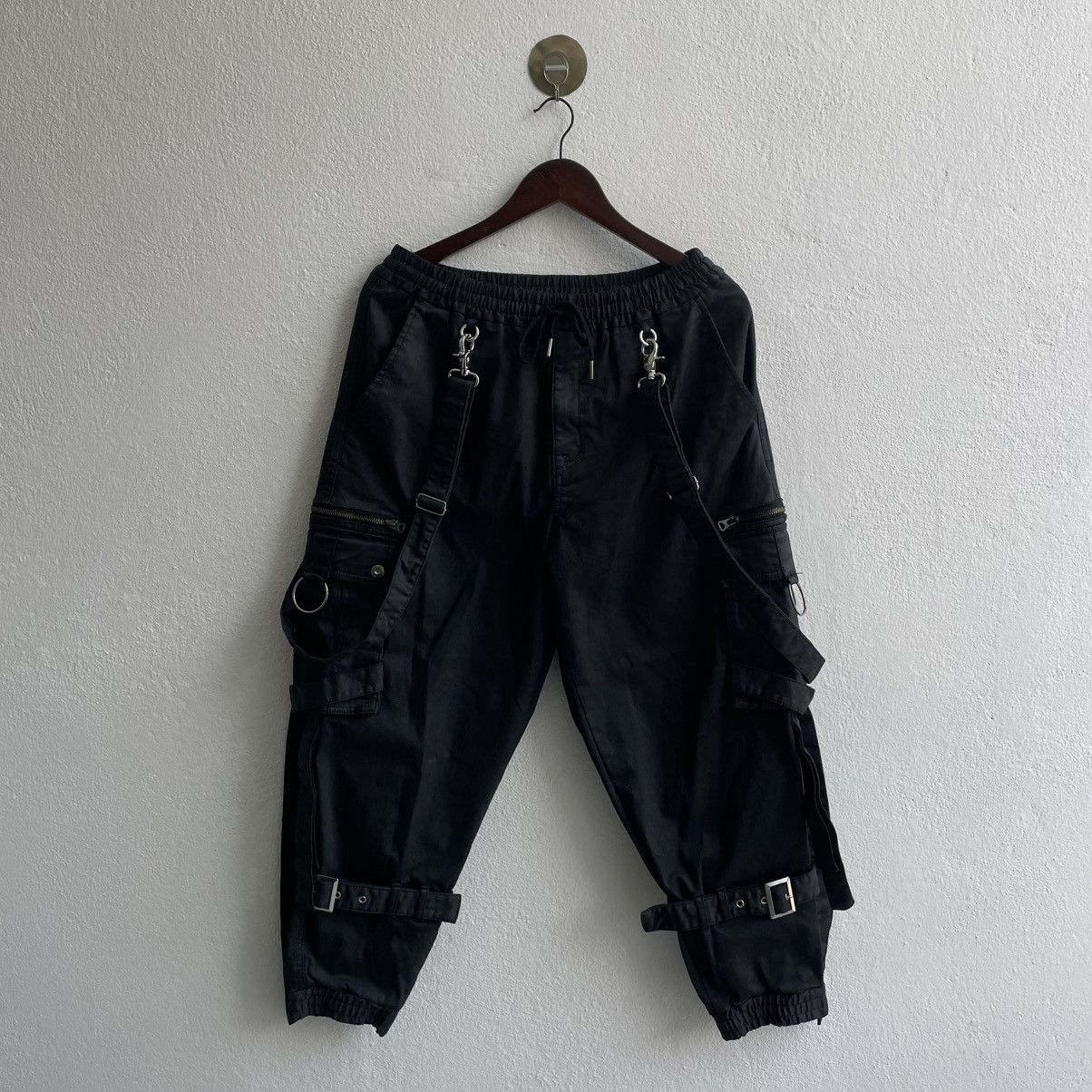 CIVARIZE Civarize Punk Gothic Styles Waxed Bondage Pants Size US 32 / EU 48 - 1 Thumbnail