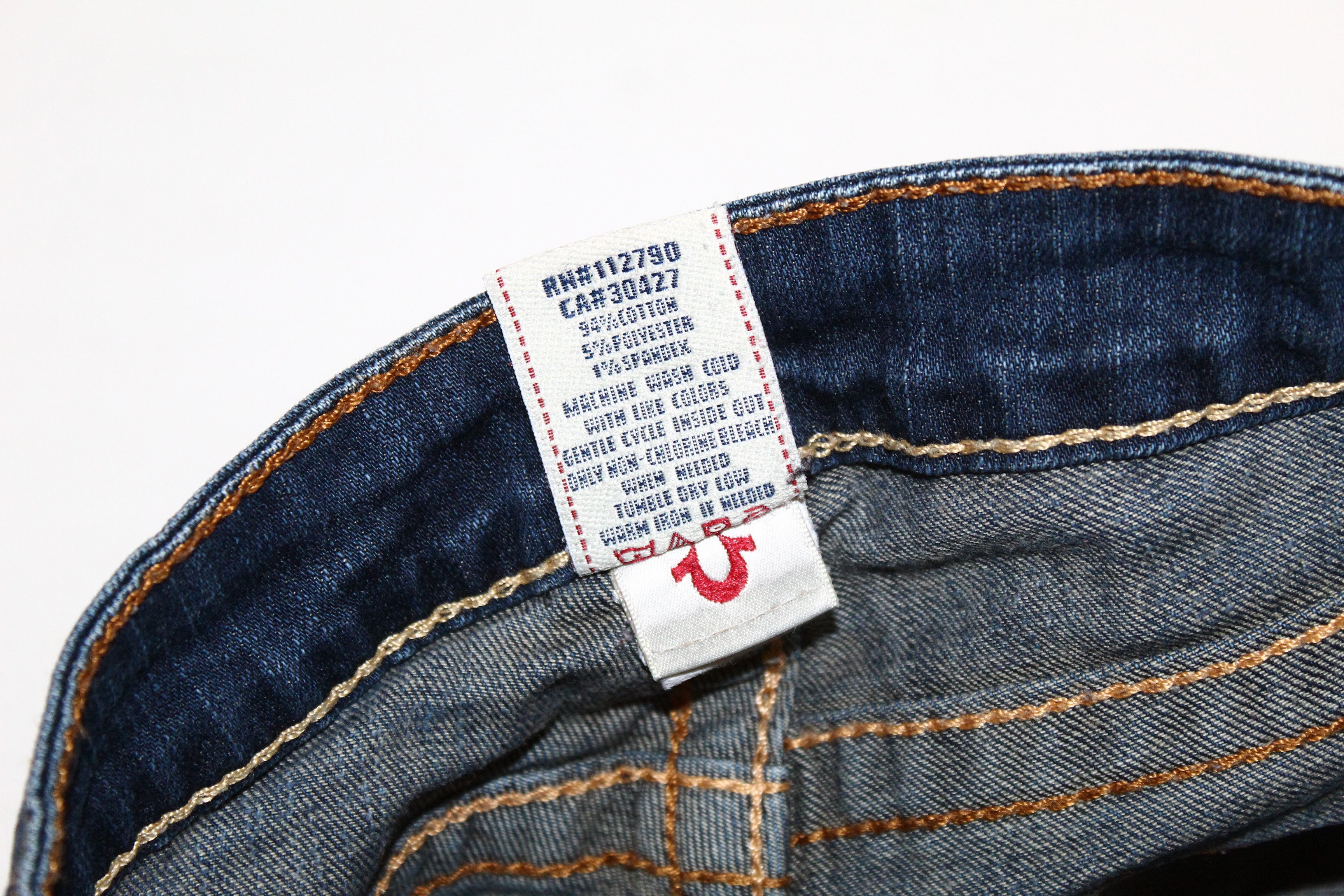 True Religion True Religion Julie Faded Denim Skinny Arc Leg Jeans Size 30" / US 8 / IT 44 - 8 Thumbnail