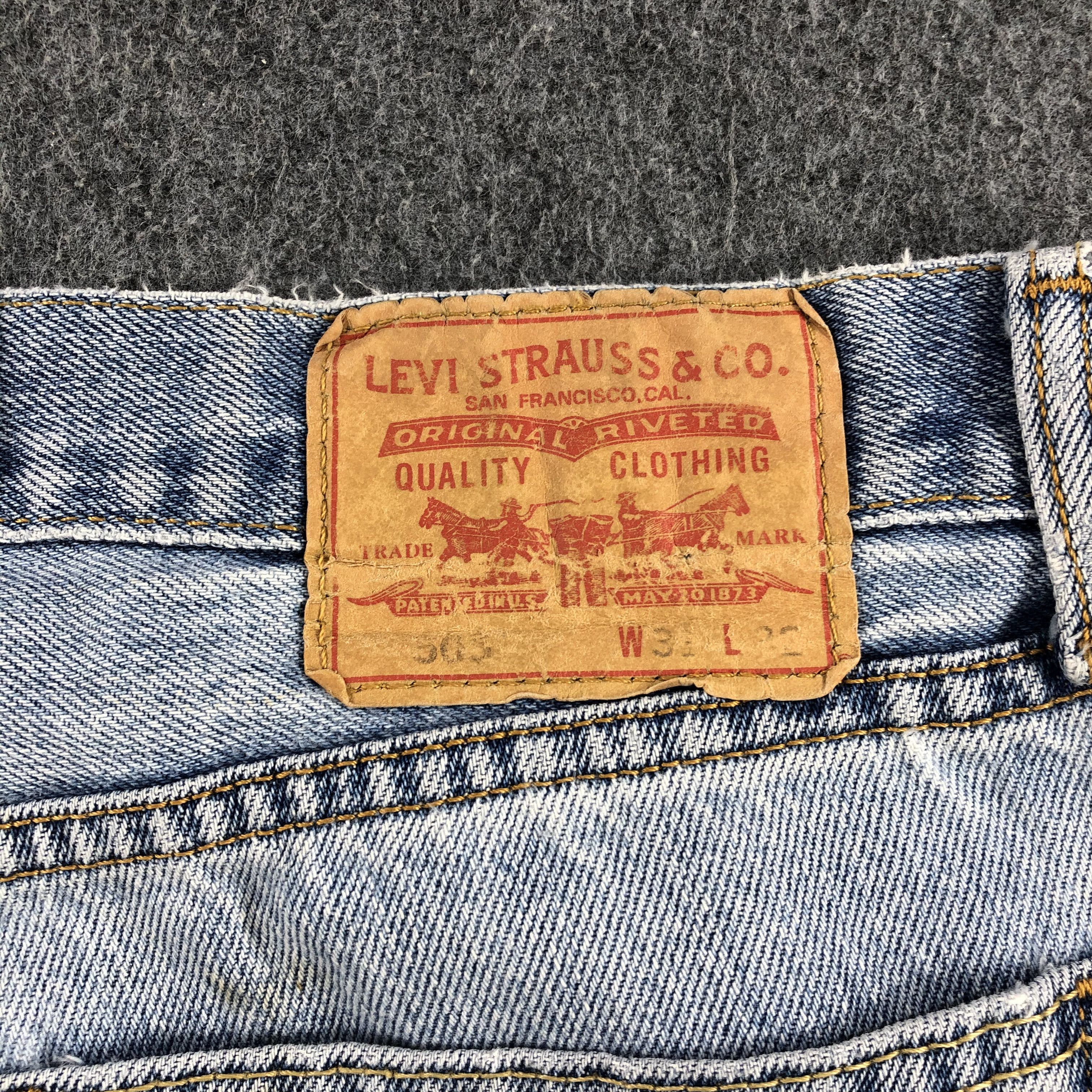 Levi's Vintage Light Wash Levis 505 Jeans-J1536 Size US 33 - 5 Thumbnail