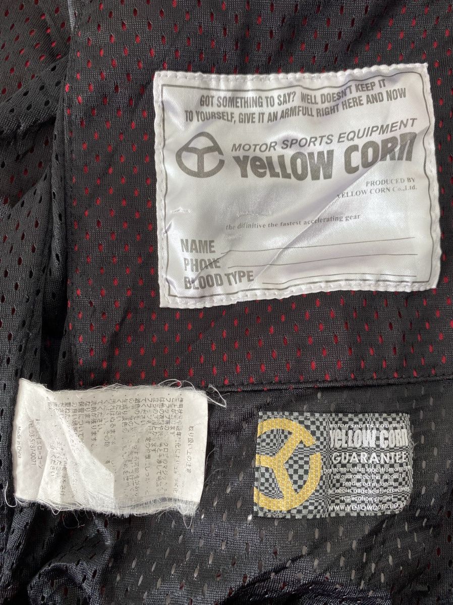 YELLOW CORN 90’s Yellow Corn Sledge Hammer Highway Motorcycle Jacket Size US L / EU 52-54 / 3 - 4 Thumbnail