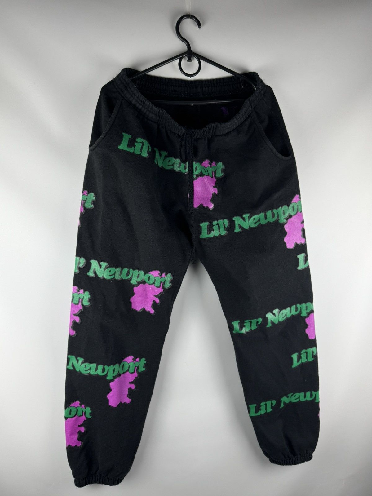 Vlone Vlone Lil' Newport Sweatpants 'Black' Pants Size US 30 / EU 46 - 2 Thumbnail