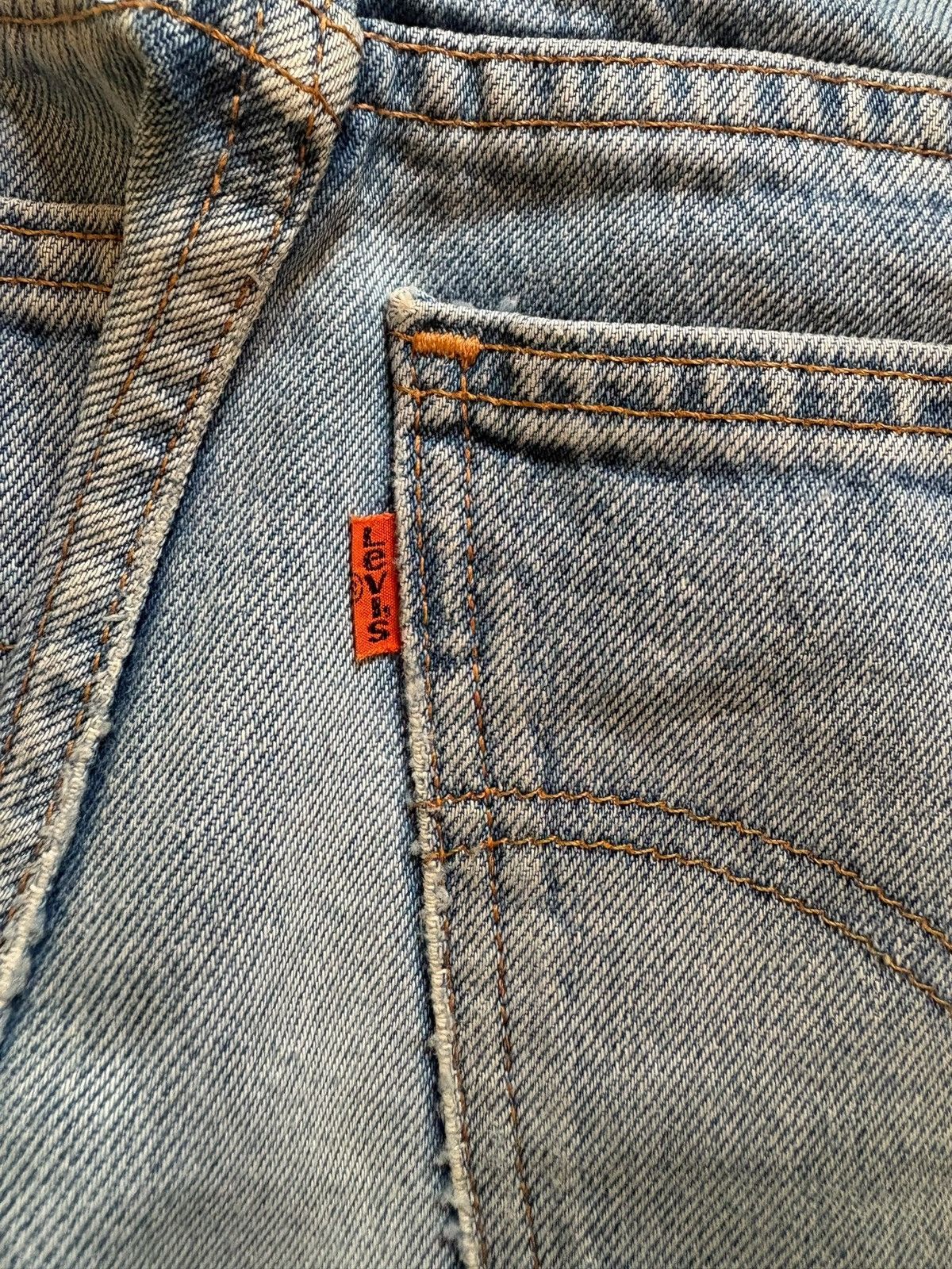 Levi's Vintage 80s Levis 610 Orange Tab Faded Wash Loose Jeans Size US 32 / EU 48 - 9 Thumbnail