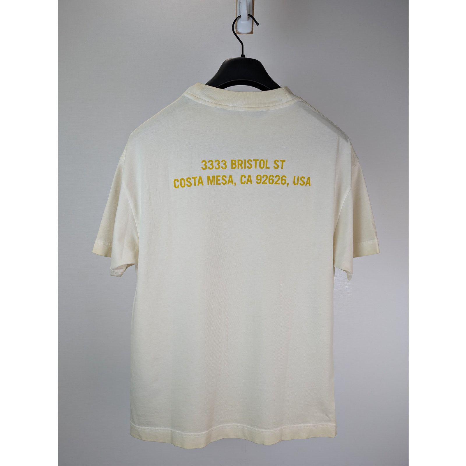 Palm Angels o1rshd1 Double Oversized LA T-Shirt in Off White / Yellow Size US S / EU 44-46 / 1 - 11 Thumbnail
