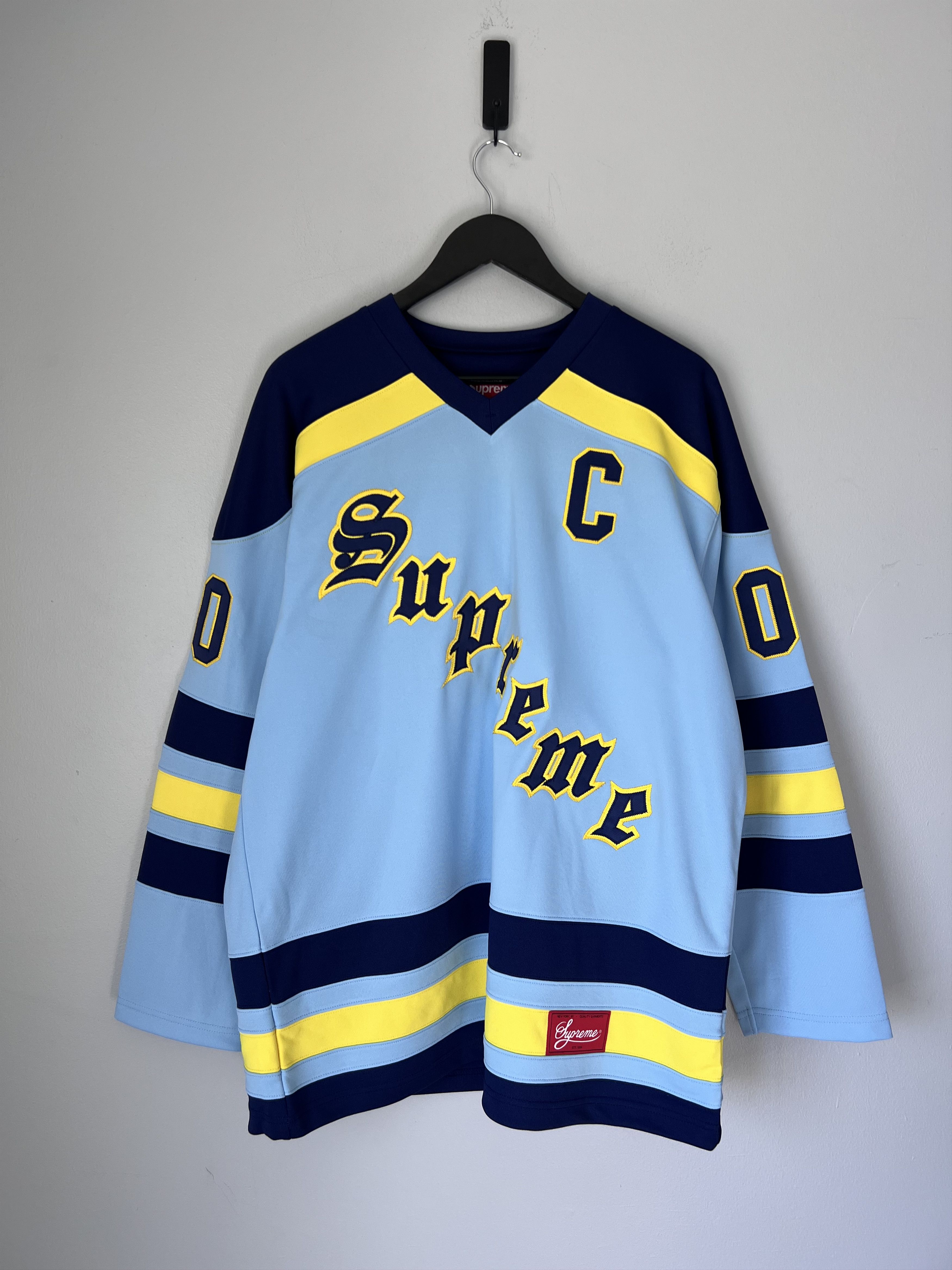 Supreme Supreme Fire & Ice Hockey Jersey in Light Blue Size US L / EU 52-54 / 3 - 5 Thumbnail