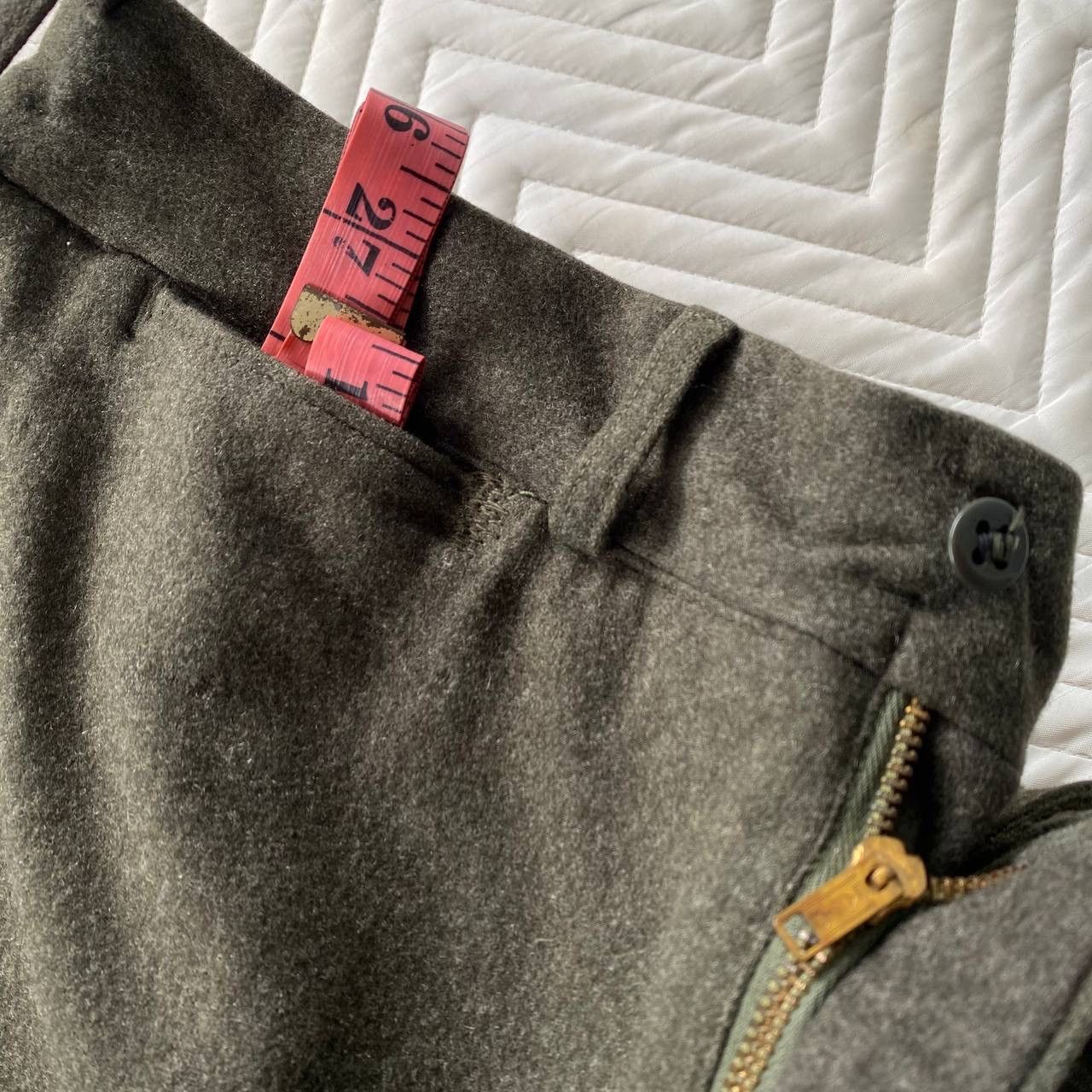 Vintage True Vintage 70s Us Army Trouser Field Wool Chinos Pant Size US 30 / EU 46 - 11 Thumbnail