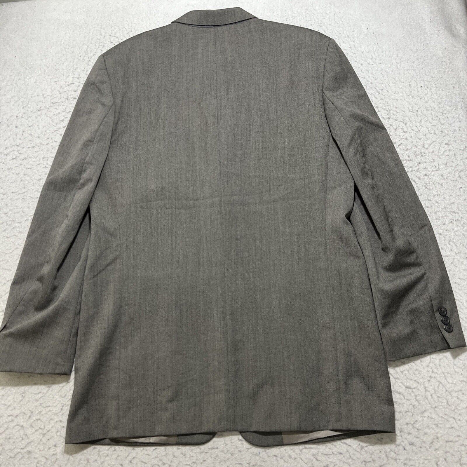Vintage Vintage Kasper 42L Wool Suit Jacket Gray Career Coat Canada Size 42L - 14 Thumbnail