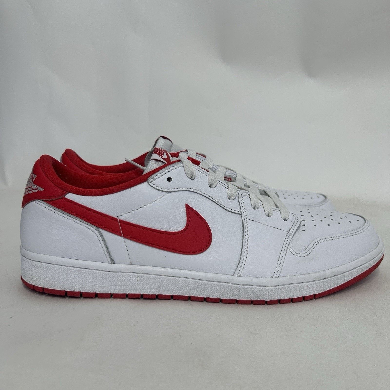 Nike Nike Air Jordan 1 Low Retro OG “University Red” CZ0790-161 Size US 14 / EU 47 - 4 Thumbnail
