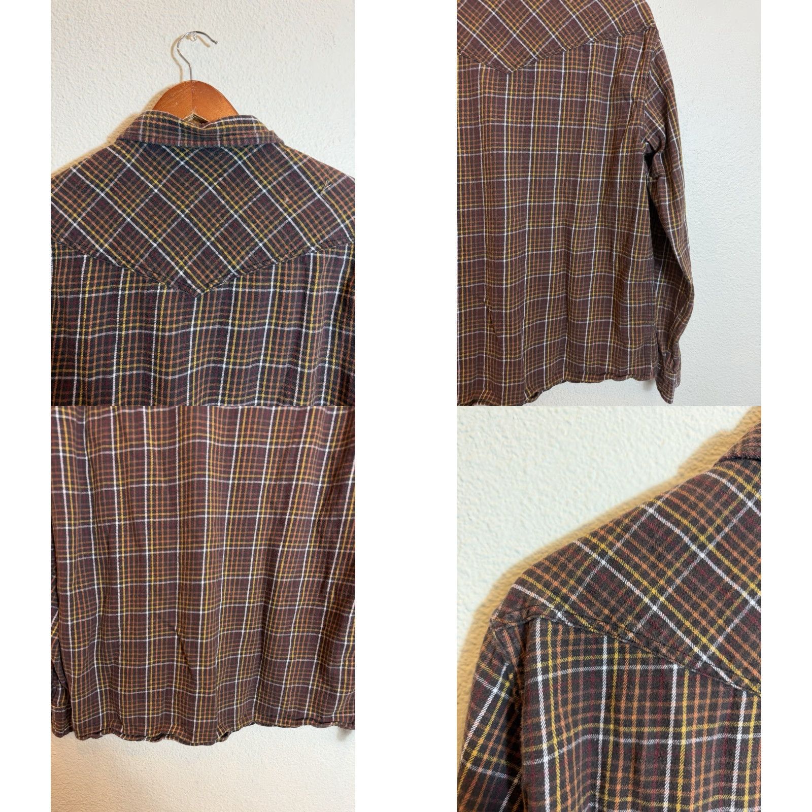 Cody James **Cody James Mens Large Brown Plaid Flannel Shirt** User: Cody James Mens Large Brown Plaid Flannel Shirt Size US L / EU 52-54 / 3 - 10 Thumbnail