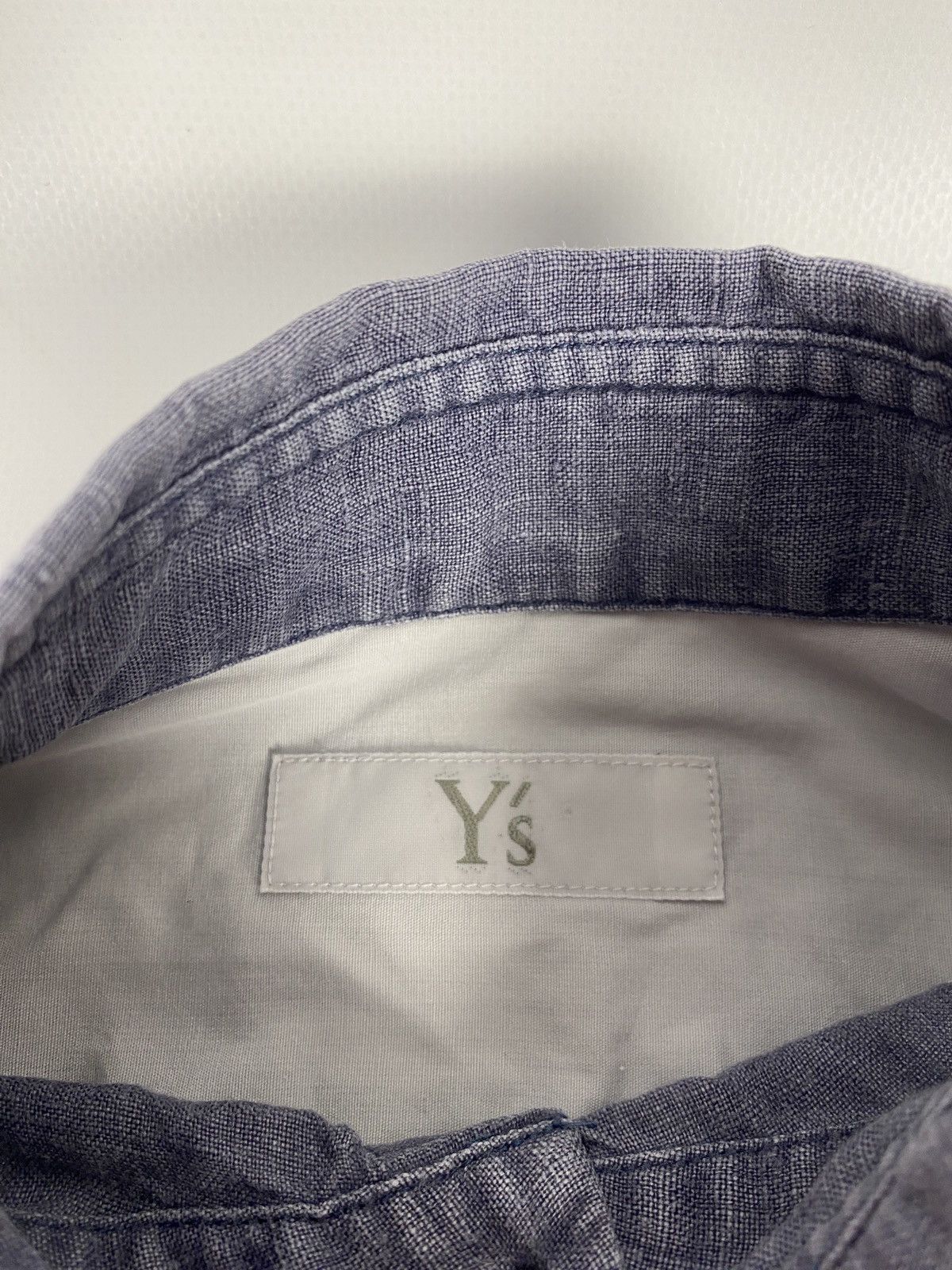Y’s Yohji Yamamoto Avant Garde Linen Shirt Button Up Japanes