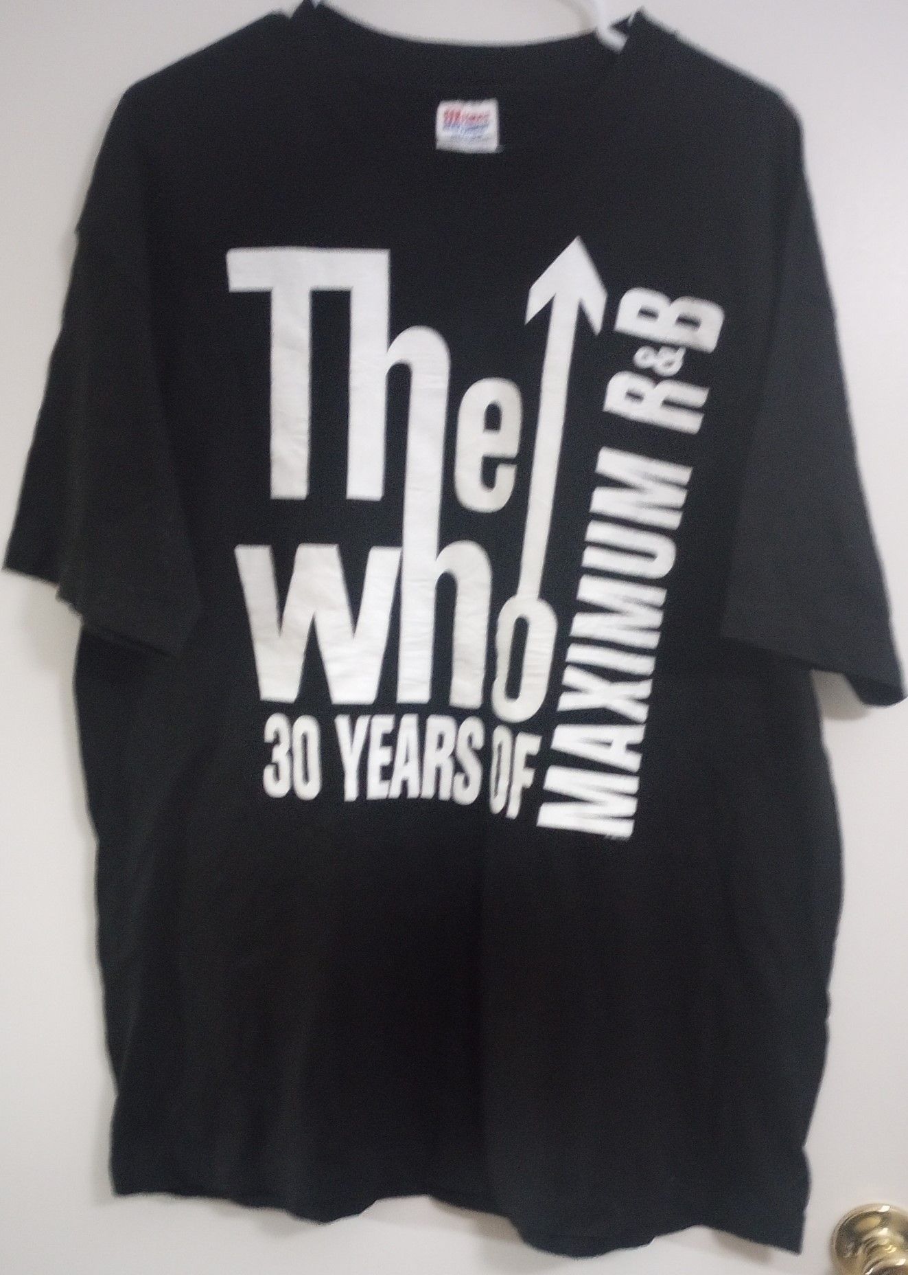 image of Band Tees x Vintage The Who 1994 T-Shirt 30 Years Maximum R&b Tour Tee in Black, Men's (Size XL)