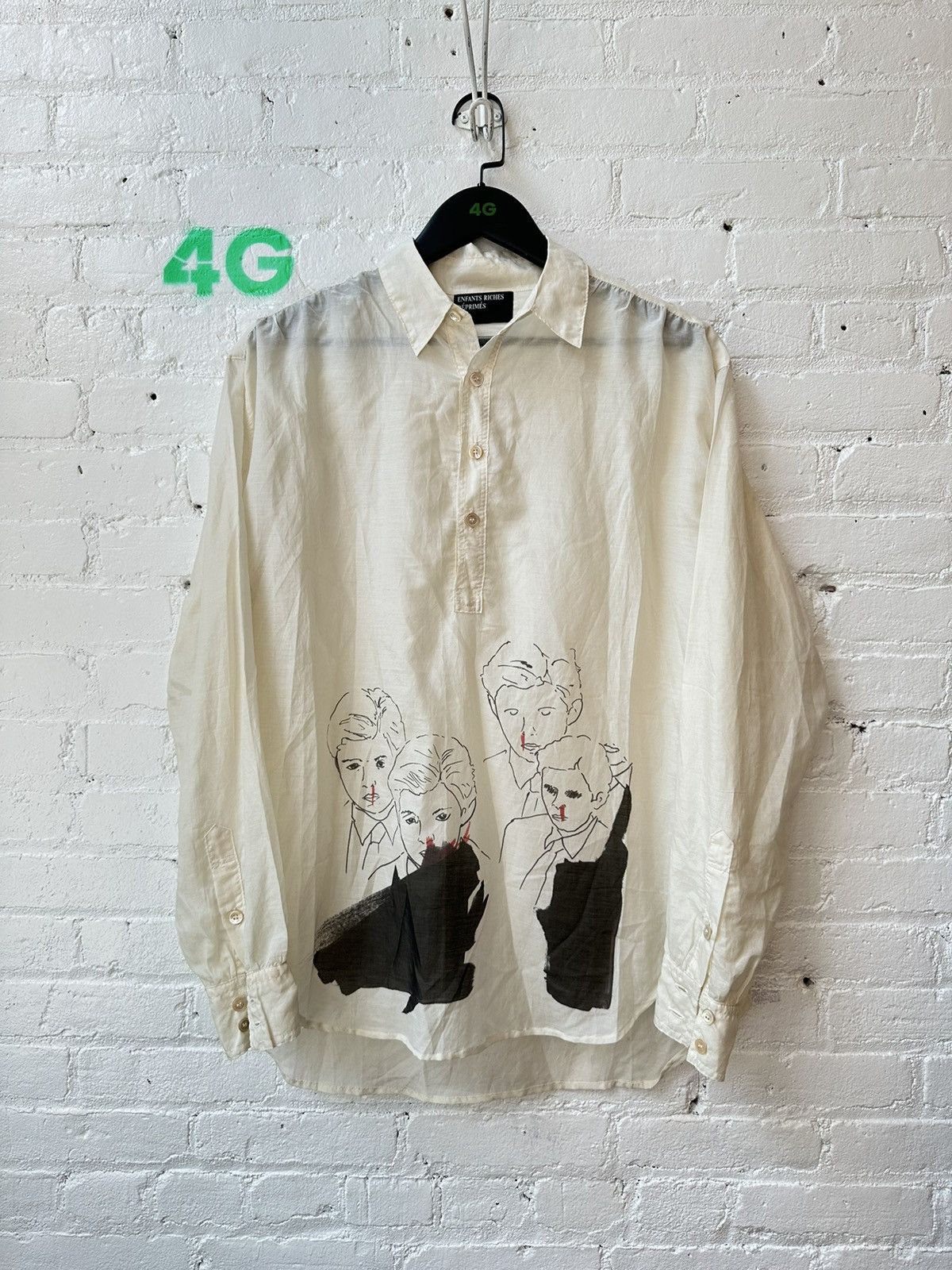 Enfants Riches Deprimes ERD NOSE-BLEED SILK DRESS SHIRT SZ-M-XL Size US M / EU 48-50 / 2 - 1 Thumbnail