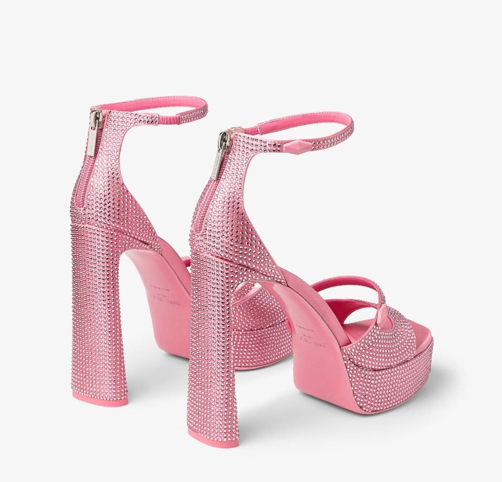 Jimmy Choo Jimmy Choo Clarissa Crystal Platforms Size US 7.5 / IT 37.5 - 4 Thumbnail