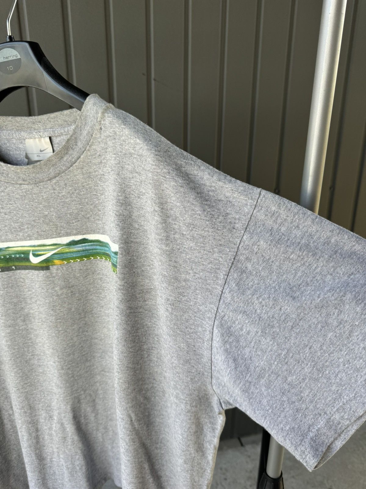 Nike × Vintage Nike Centr Swoosh Vintage T Shirt Y2K Tee Size US XL / EU 56 / 4 - 8 Thumbnail