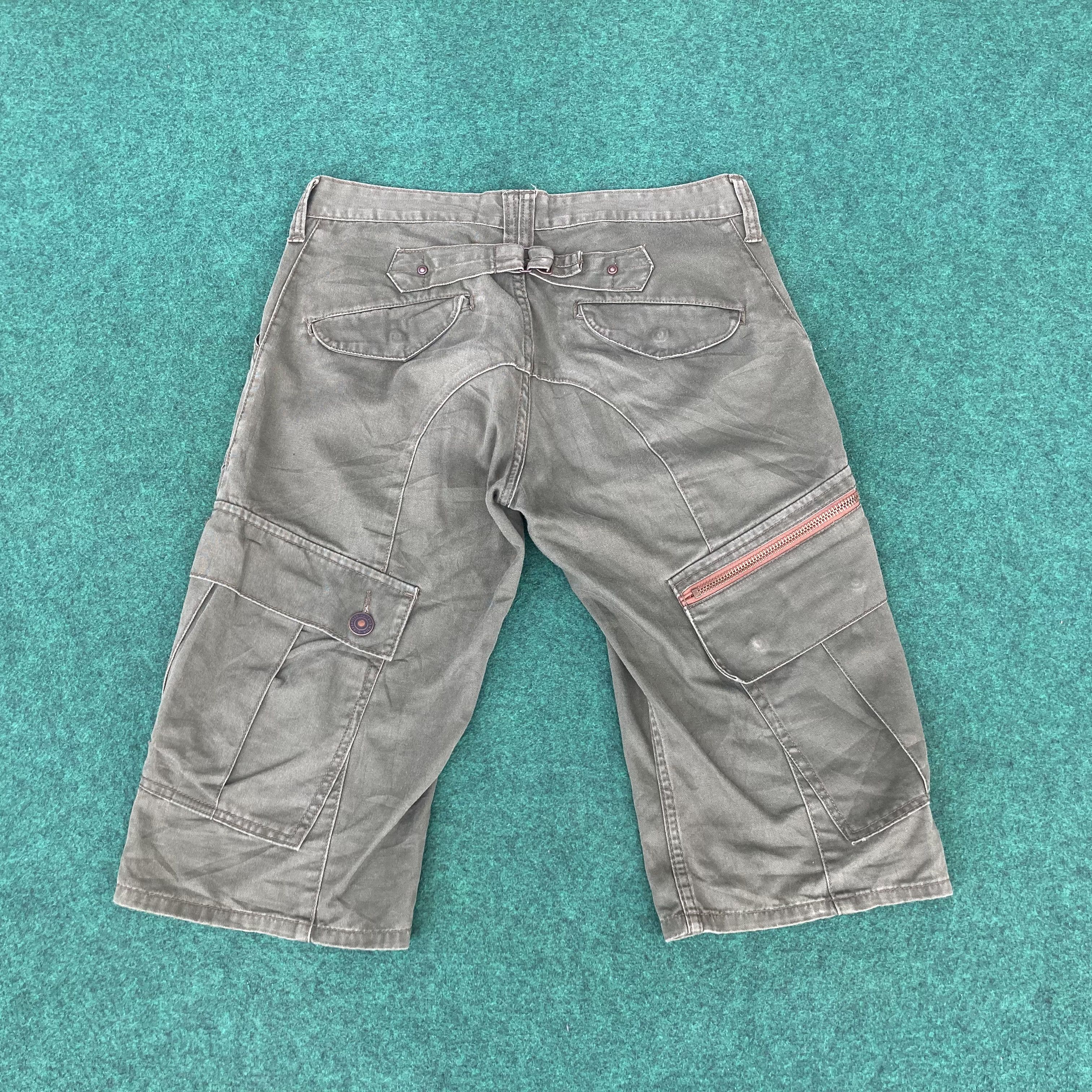 Designer × Japanese Brand Vtg Dominate Shorts Jorts Pant Multipocket Cargo Jeans Size US 32 / EU 48 - 9 Thumbnail
