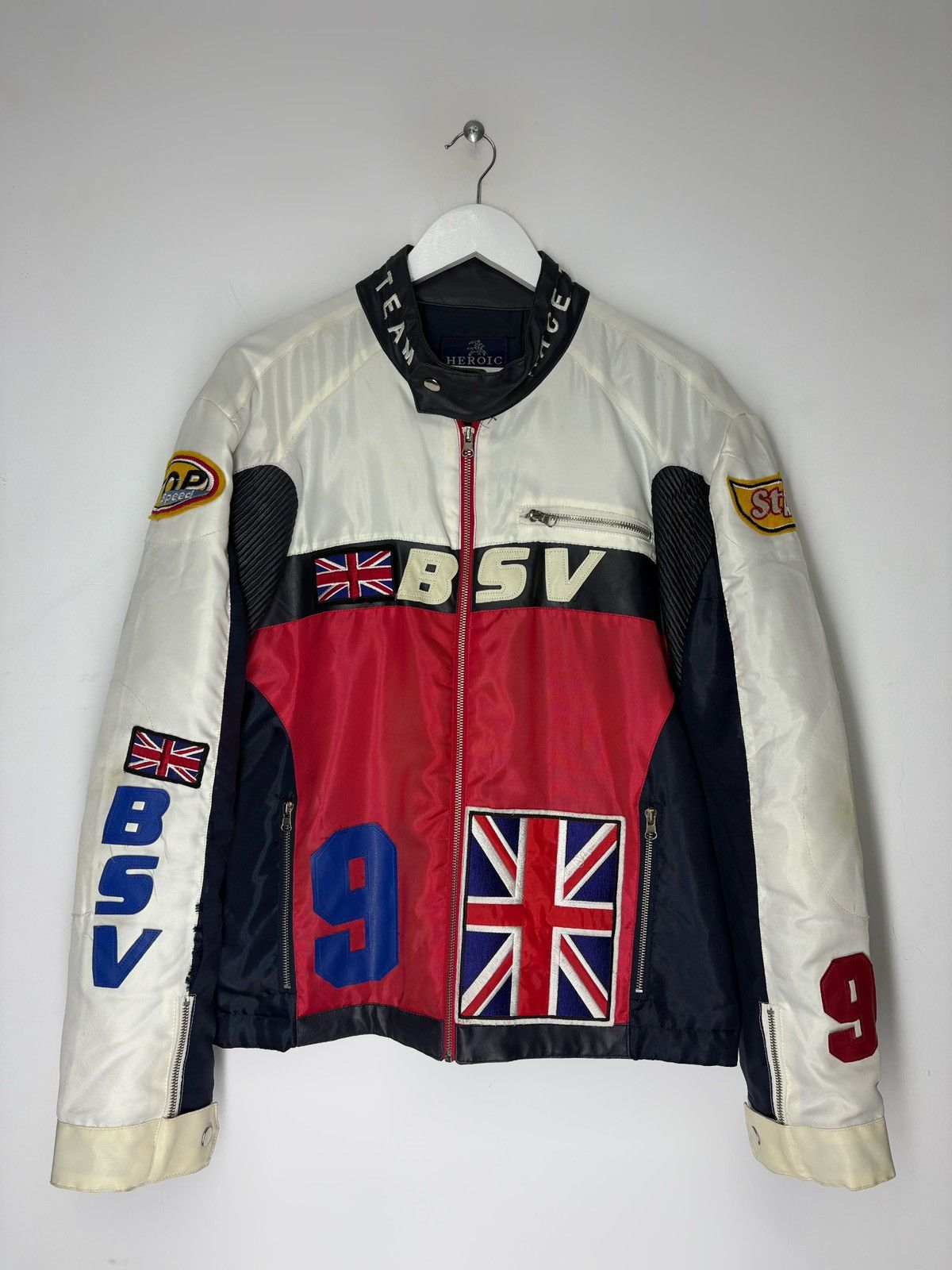 Vintage Vintage Racing Jacket Team World Championship England Size US L / EU 52-54 / 3 - 1 Thumbnail