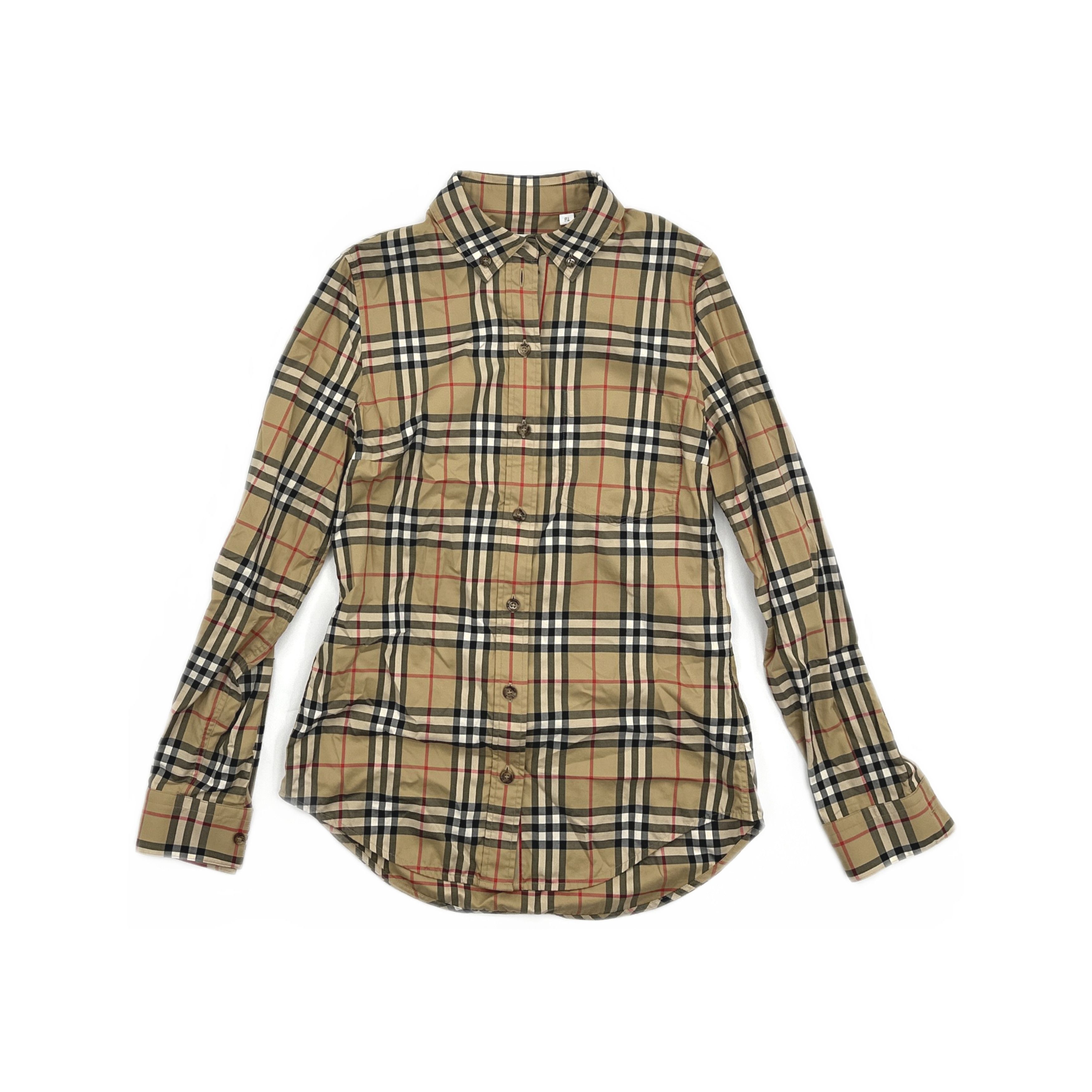 Burberry Burberry Check Button Up Shirt Size IT 38 Size XS / US 0-2 / IT 36-38 - 1 Thumbnail