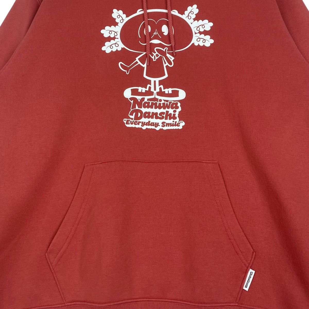 Designer × Vintage Vintage Naniha Danshi Hoodie Red Size L / US 10 / IT 46 - 4 Thumbnail