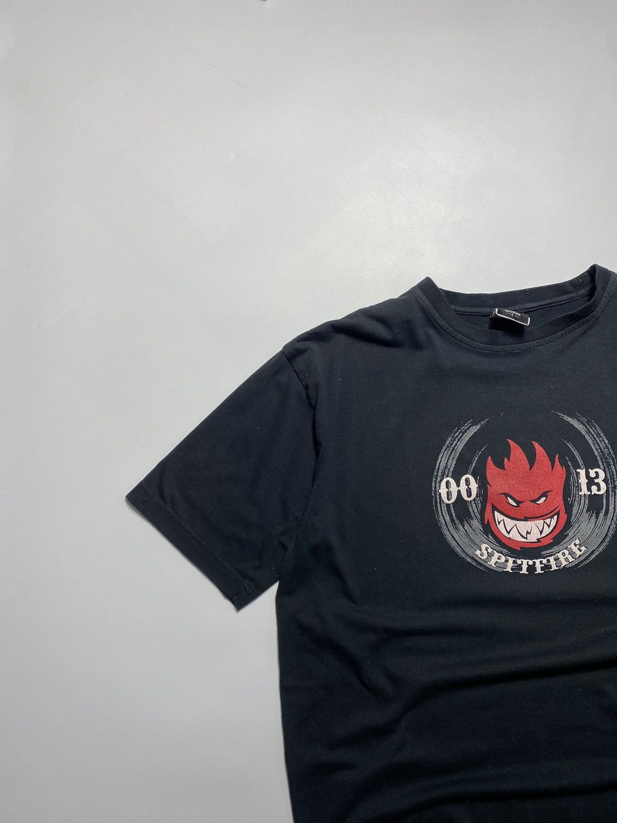 Spitfire × Vintage Vintage 90s Spitfire Script Sun T Shirt Tee Size US L / EU 52-54 / 3 - 2 Thumbnail