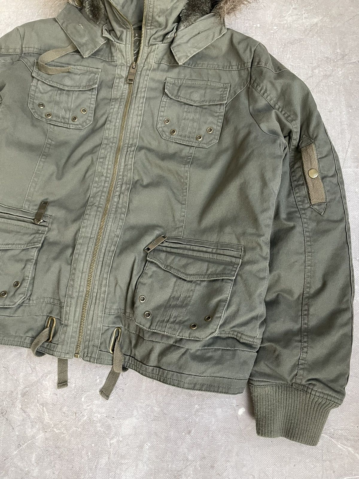 Hysteric Glamour Opium military style Issey miyake style army studded jacket Size US M / EU 48-50 / 2 - 4 Thumbnail