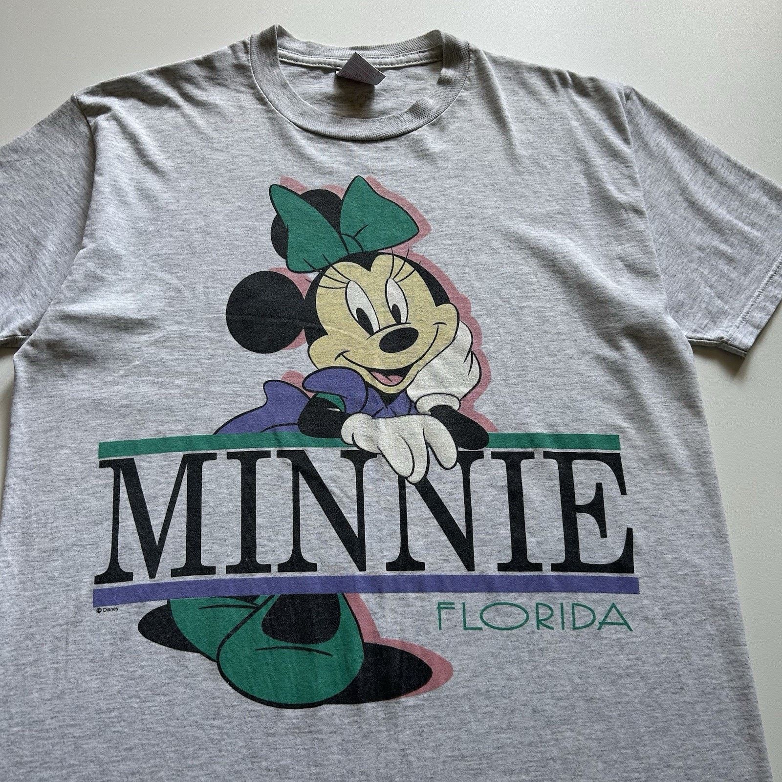 Disney Vintage Minnie Mouse T Shirt Large 90s Disney Made In USA Size US L / EU 52-54 / 3 - 2 Thumbnail