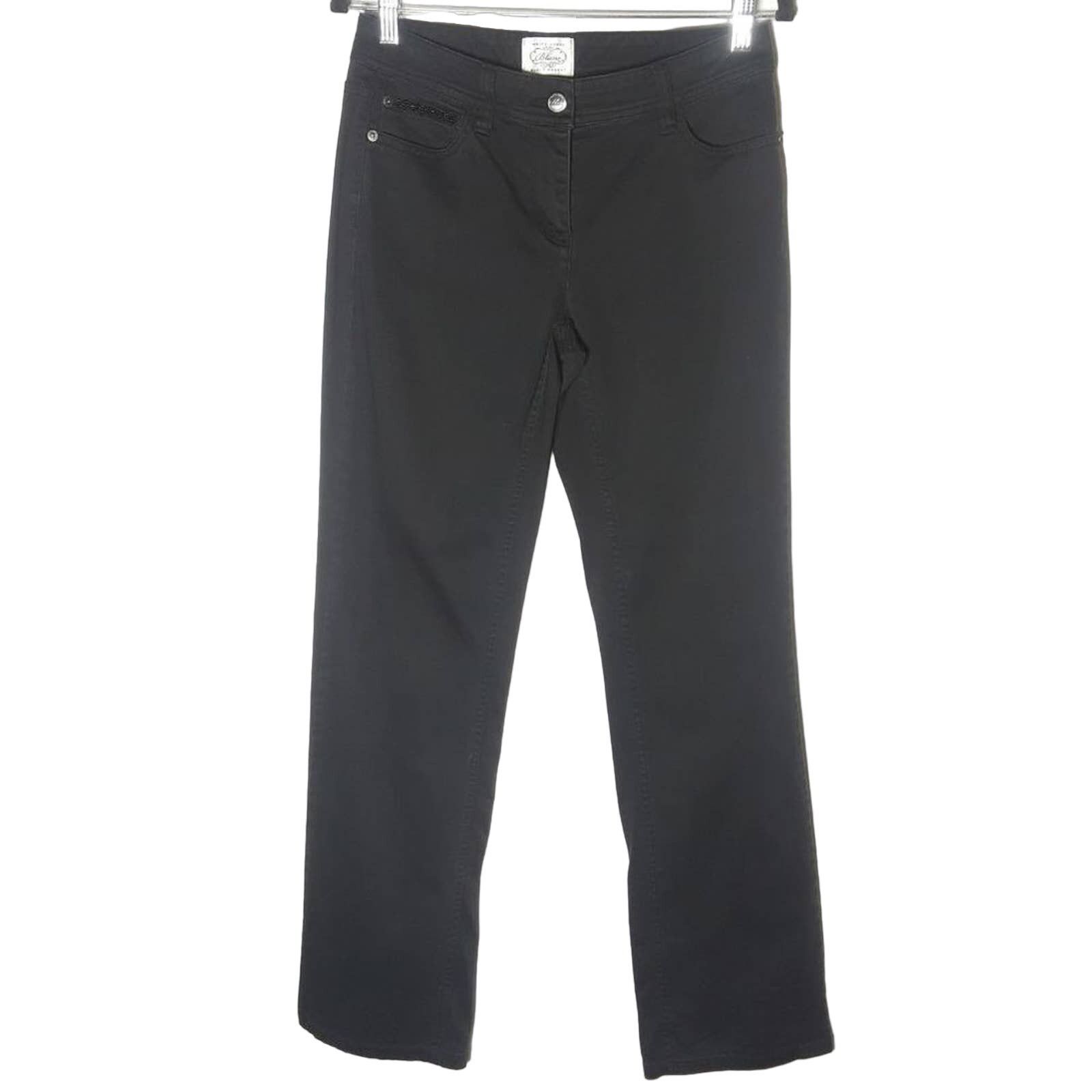 White House Black Market White House Black Market blanc straight leg Black jeans SZ 2 Size 26" / US 2 / IT 38 - 1 Thumbnail