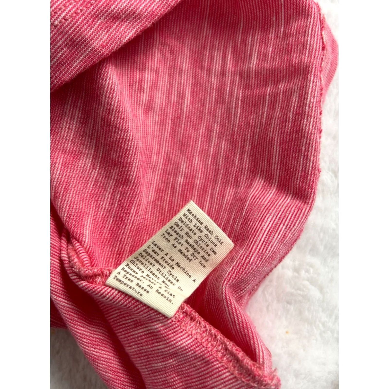Anthropologie Little Yellow Button Anthropologie Pink Winding Road Tank Top Women's Large NWOT Sleeveless Cotton Scoop Neck Shirt Size L / US 10 / IT 46 - 6 Thumbnail