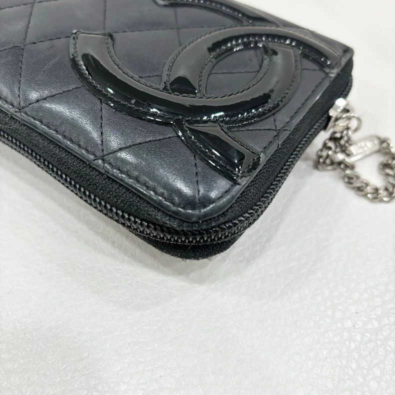 Chanel Chanel Black Quilted Long Wallet -2505 Size ONE SIZE - 5 Thumbnail