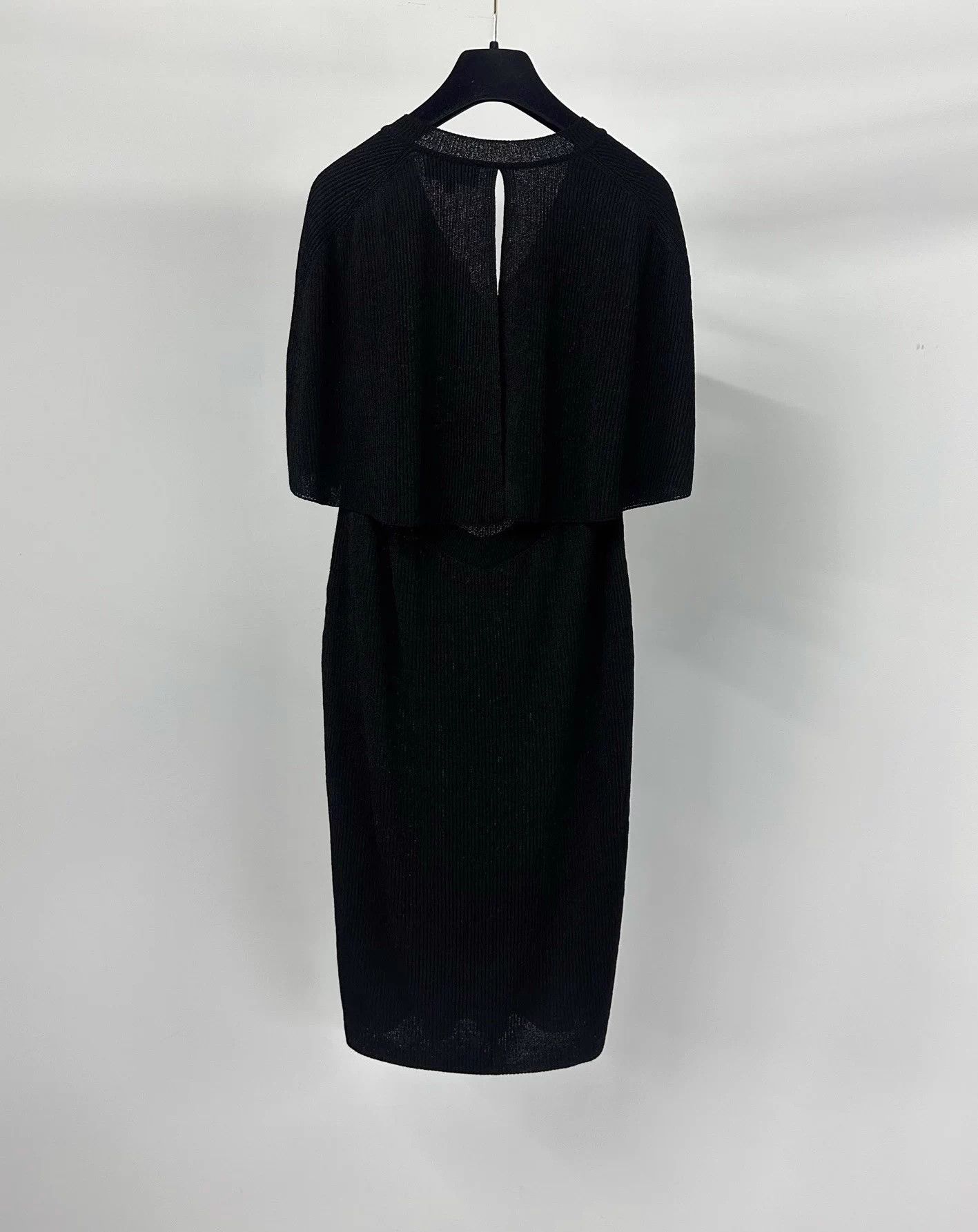 Chanel Chanel black knit blouse dress FR38 Size S / US 4 / IT 40 - 2 Thumbnail