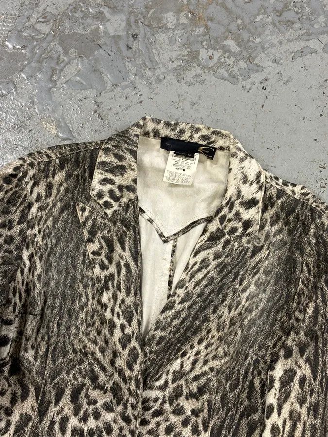 Just Cavalli AW2005 Cavalli Beige Leopard Blazer Jacket Size S / US 4 / IT 40 - 4 Thumbnail