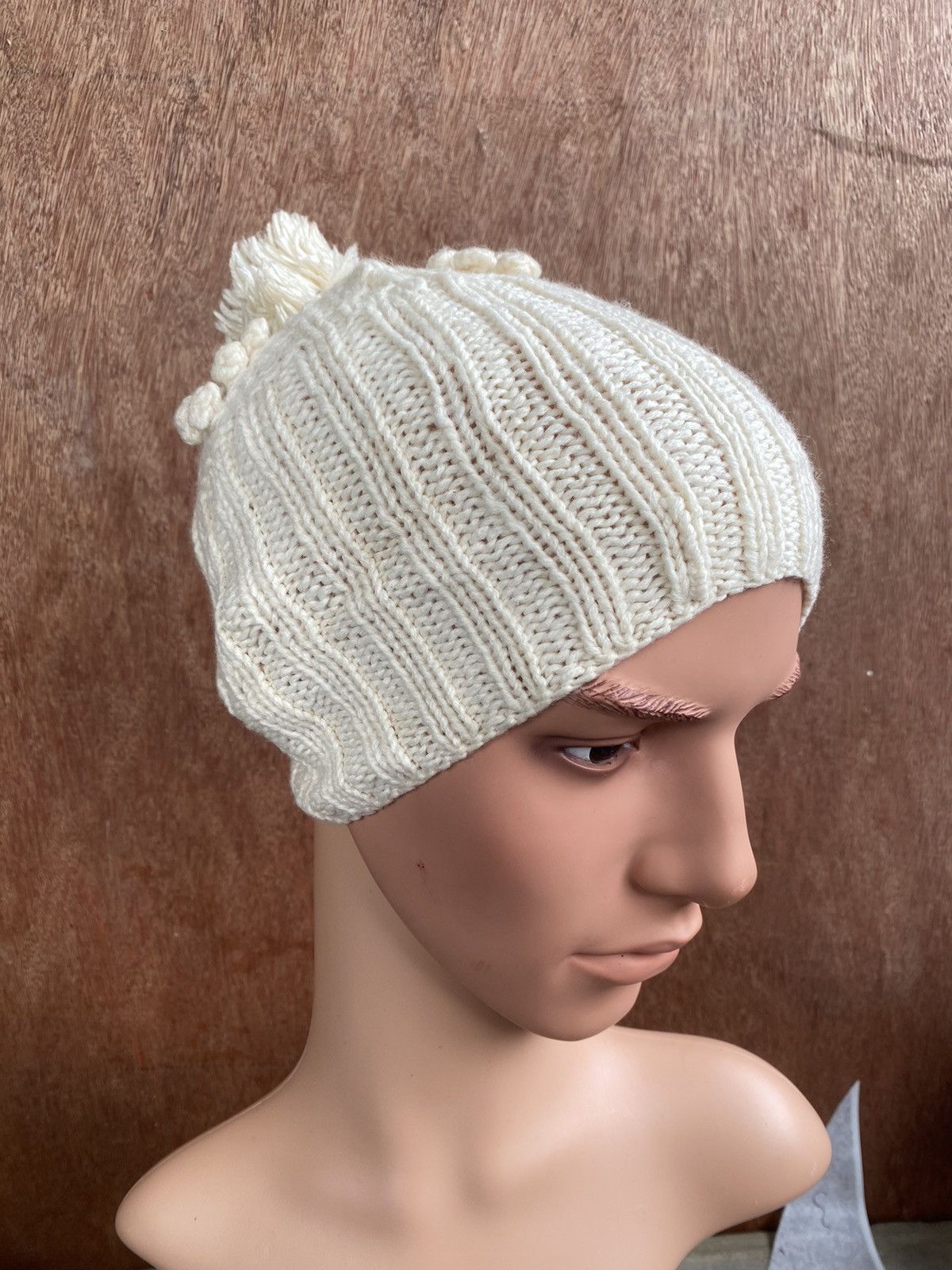 Celine Vintage Celine Knitted Beanie Hat Size ONE SIZE - 3 Thumbnail