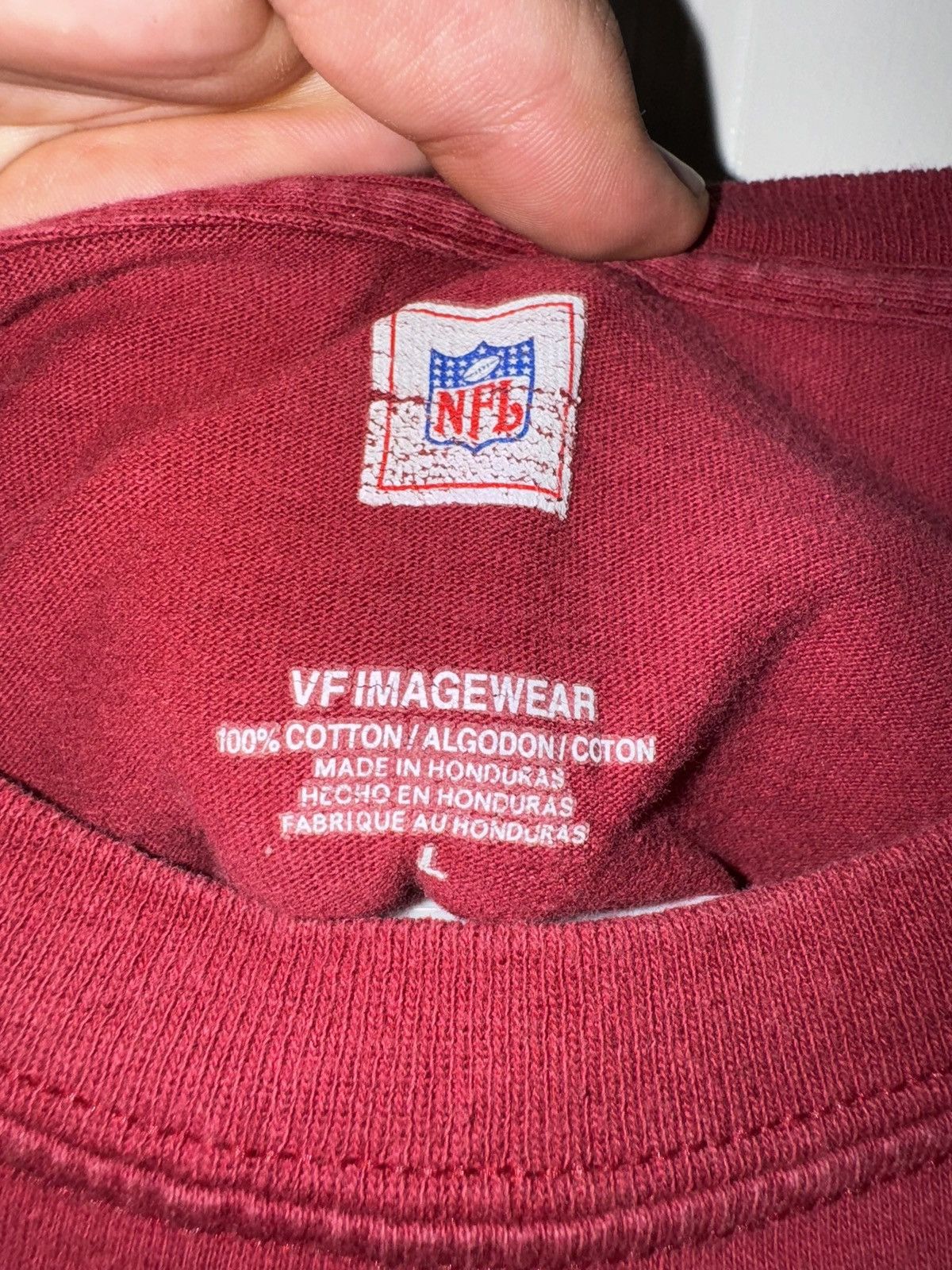 NFL Vtg New York Giants Football Super Bowl 42 XLII 2008 Size L Size US L / EU 52-54 / 3 - 4 Thumbnail