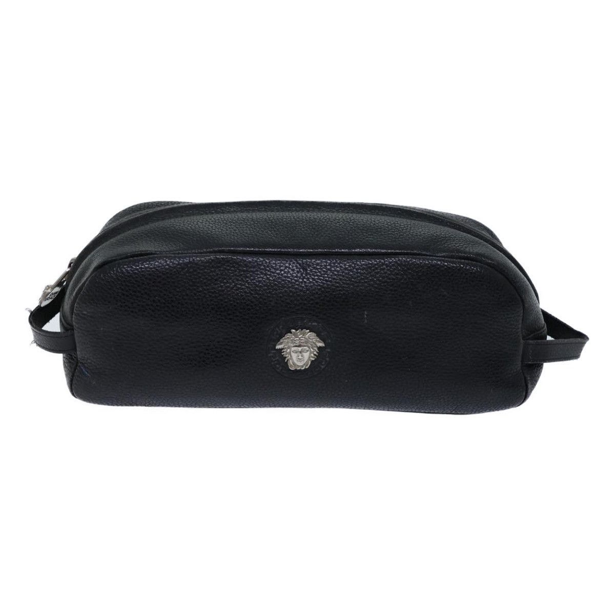 Versace Gianni Versace Clutch Bag Leather Black Size ONE SIZE - 13 Thumbnail