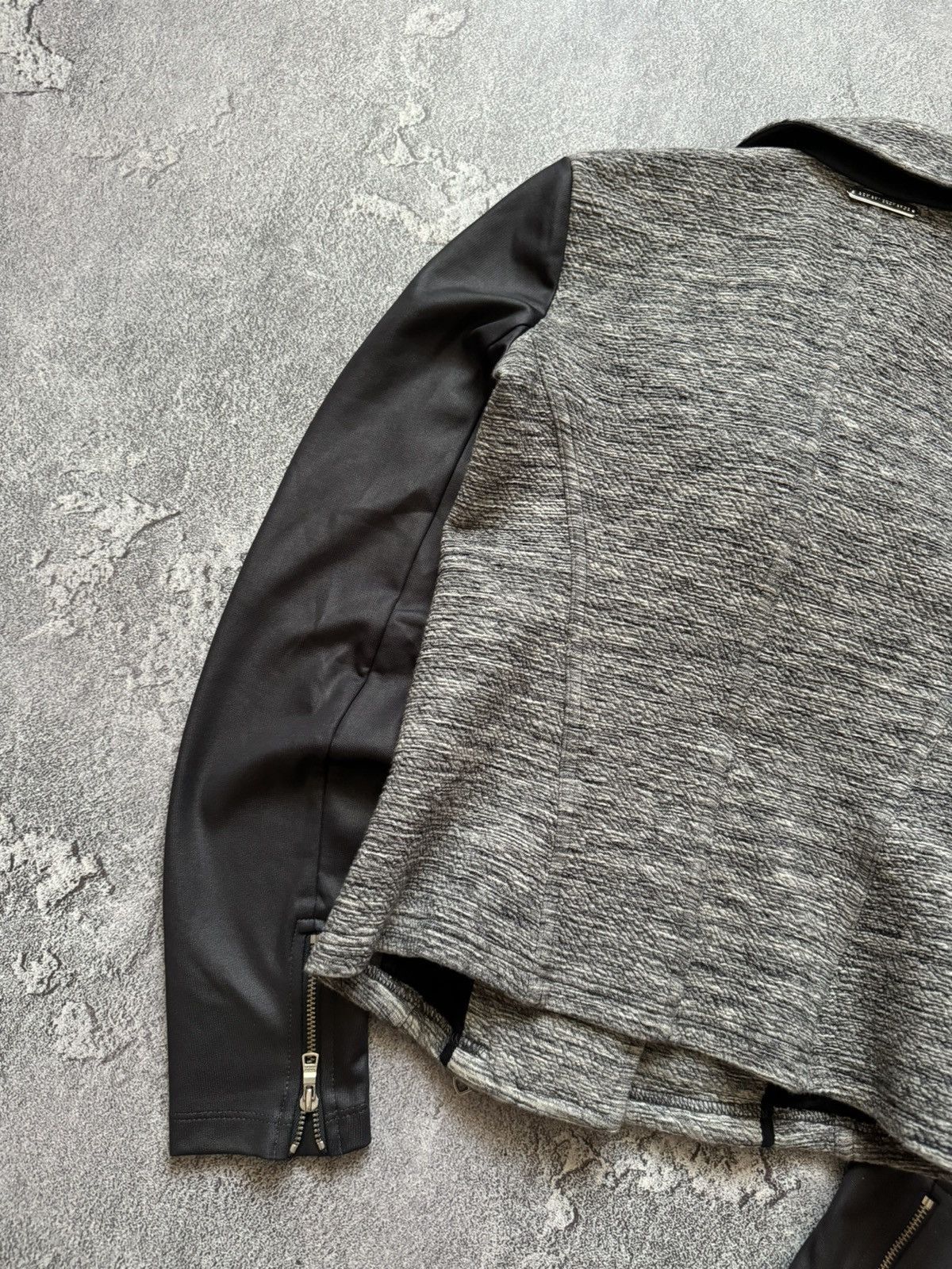 Armani Exchange × Emporio Armani × Giorgio Armani Armani exchange XS Wmns jacket style leather zip biker Size XS / US 0-2 / IT 36-38 - 11 Thumbnail