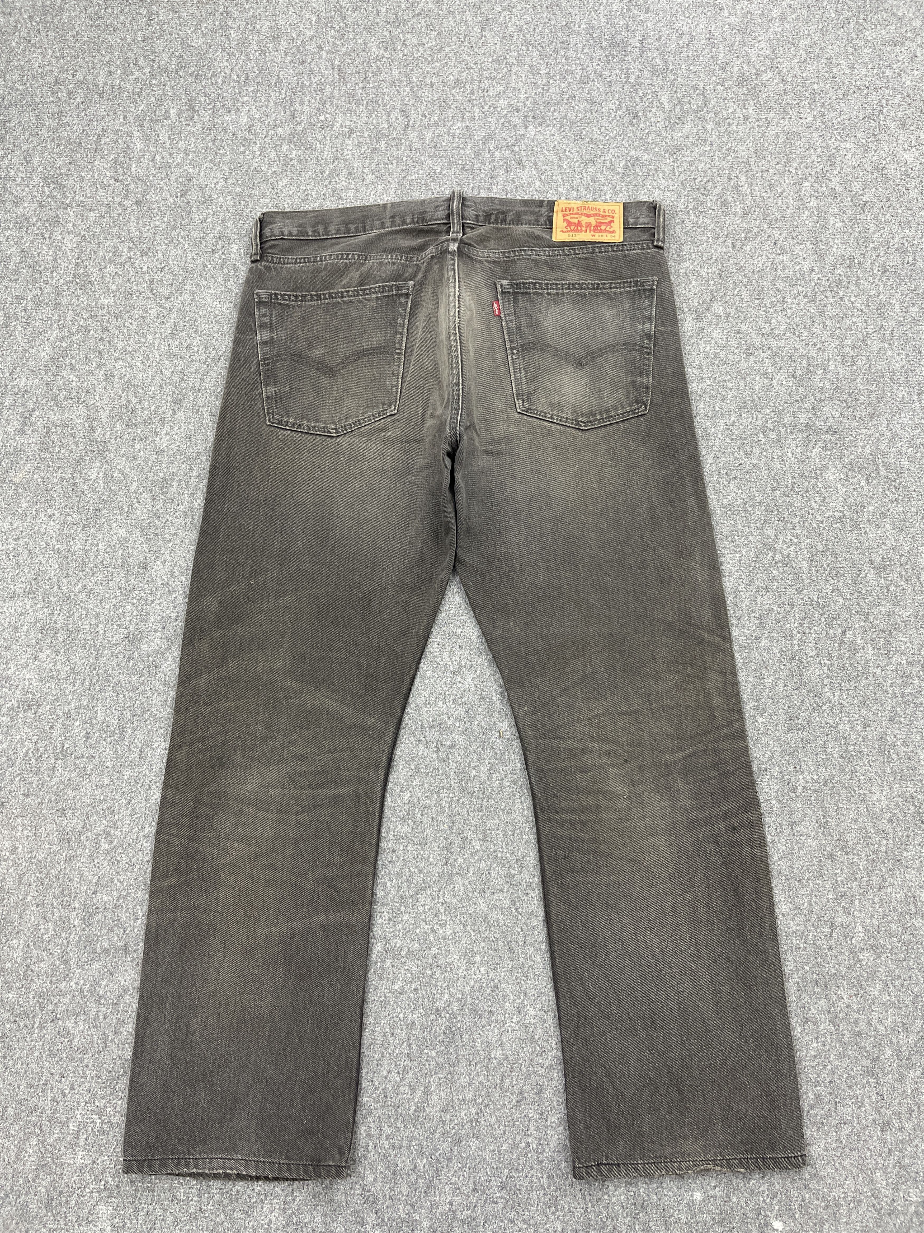 Vintage Levis 513 Faded Black Jeans DP2489