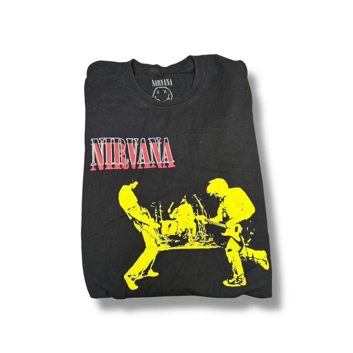 Nirvana Nirvana Black and Yellow Graphic Band Tee Size XL - "Darryl" Size US XL / EU 56 / 4 - 1 Thumbnail
