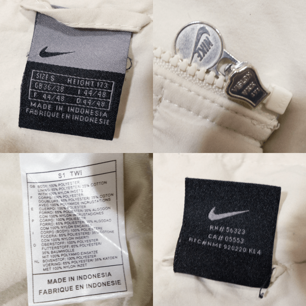 Nike 90S Swoosh Logo Sport Zip Jacket Size US S / EU 44-46 / 1 - 9 Thumbnail