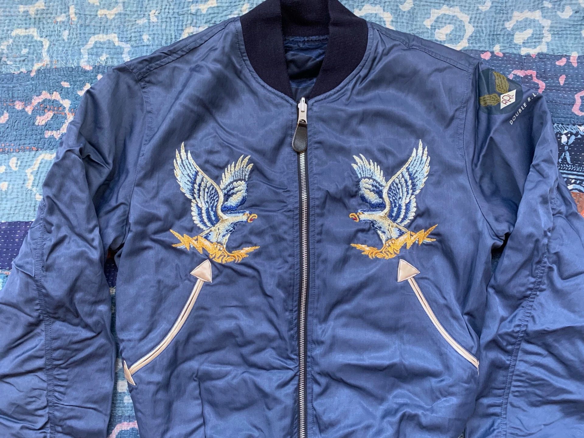 RRL Ralph Lauren RRL Yokosuka Embroidered Jacket Reverse Camo S Size US S / EU 44-46 / 1 - 3 Thumbnail