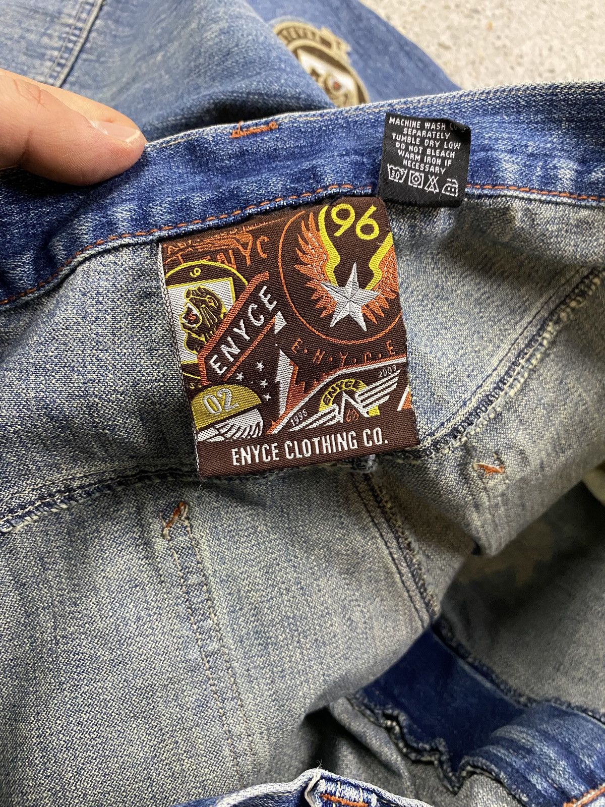 Enyce Enyce denim baggy jeans hip hop rap southpole jnco Size US 38 / EU 54 - 5 Thumbnail