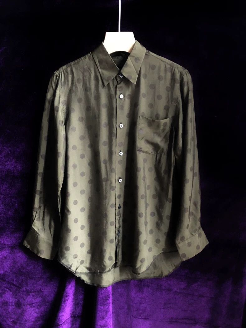 Comme des Garcons Tricot Comme des Garcons Silk Polka Dot Shirt- DMC Size US M / EU 48-50 / 2 - 1 Thumbnail