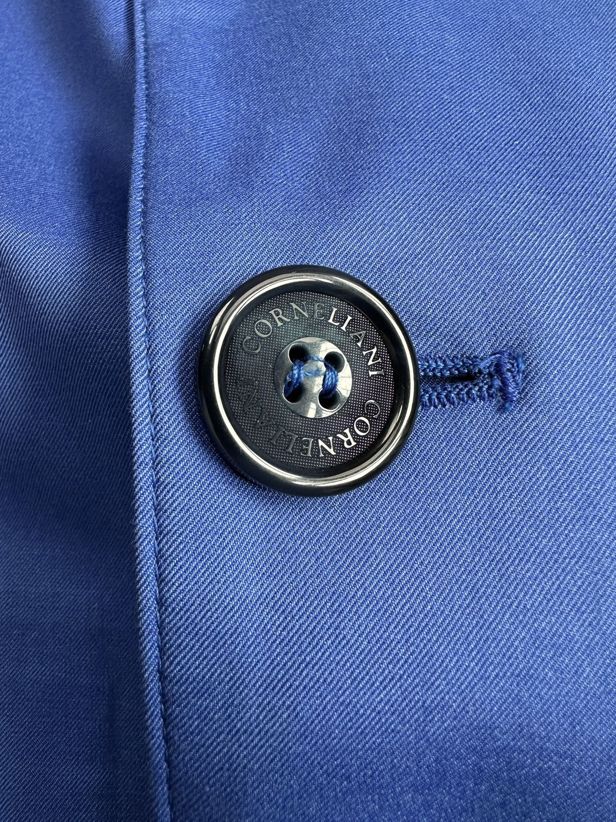 Corneliani CORNELIANI ID Blue Trench Coat Oneforthree Waterproof Jacket Size US S / EU 44-46 / 1 - 7 Thumbnail