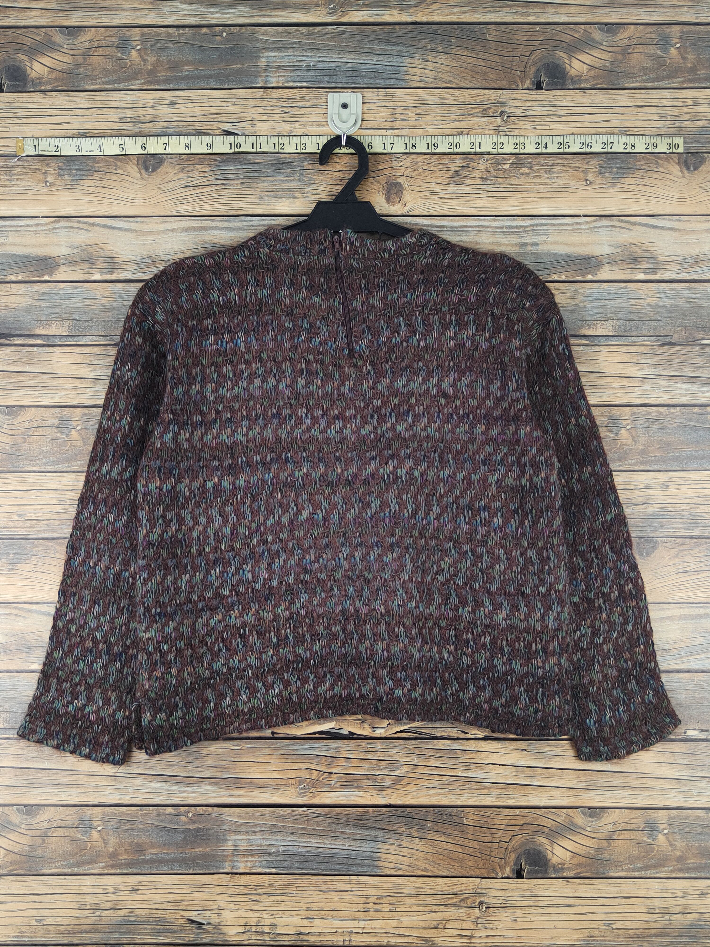 Japanese Brand × Vintage Happy Road Dark Brown Knitwear Crop Tops #W1218 Size S / US 4 / IT 40 - 8 Thumbnail