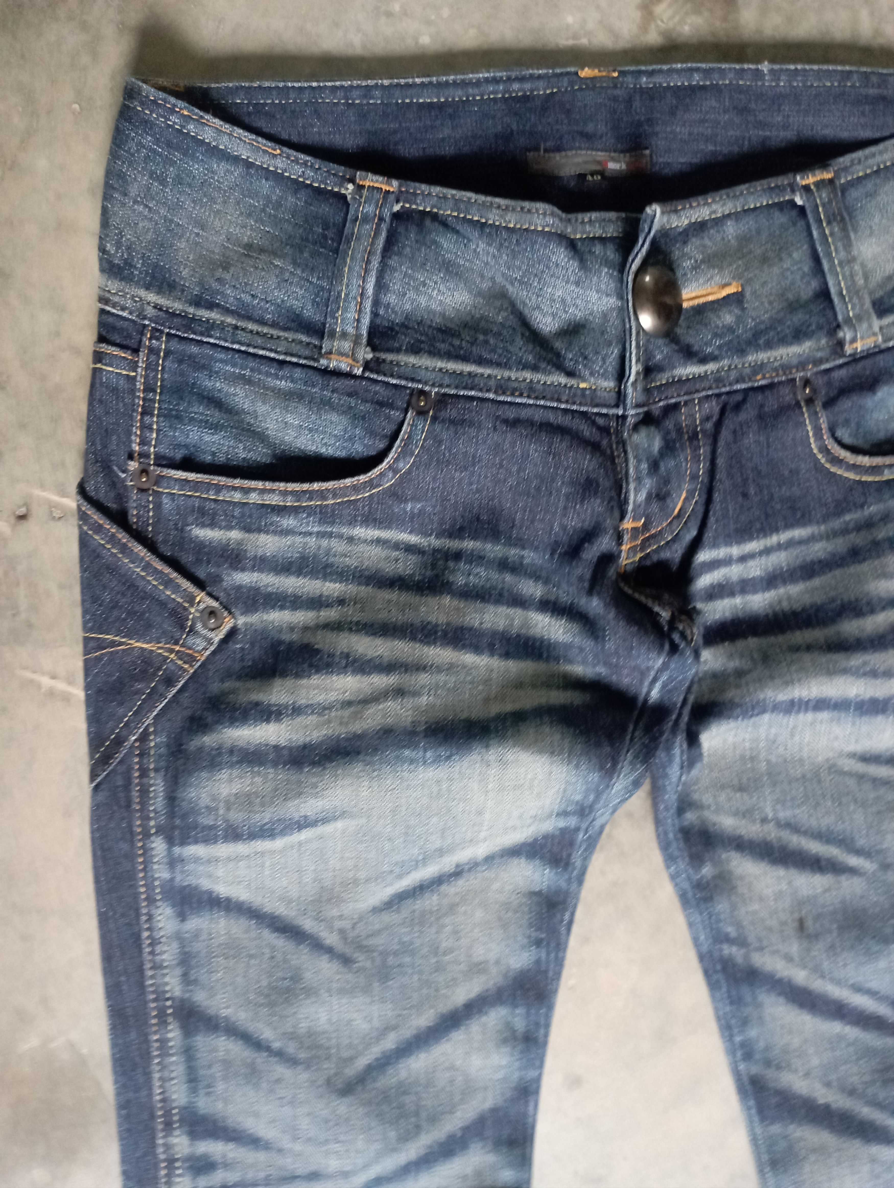PPFM Made In Japan Smork Skinny Punk Stone Wash Claws Jeans Size US 30 / EU 46 - 7 Thumbnail
