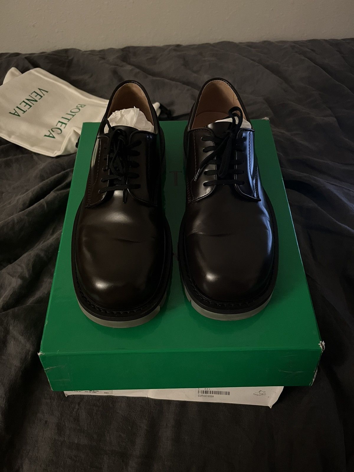 Bottega Veneta bottega derbies with clear sole Size US 10.5 / EU 43-44 - 1 Thumbnail