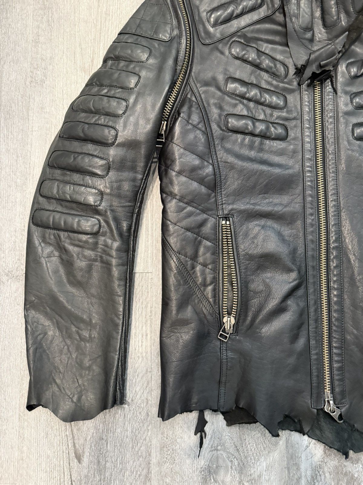 Yasuyuki Ishii Yasuyuki Ishii Leather Biker Jacket Size US L / EU 52-54 / 3 - 2 Thumbnail