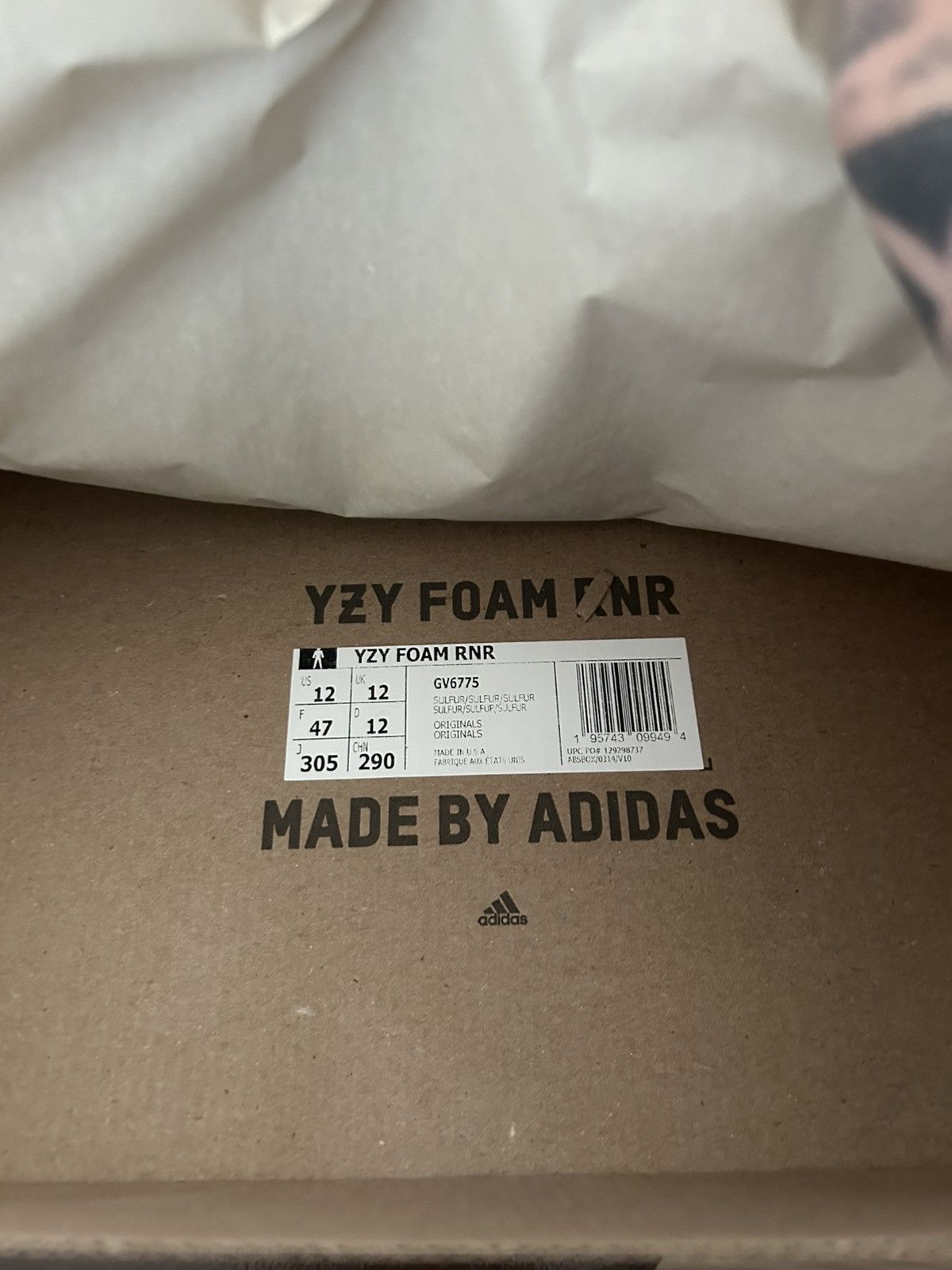 Yeezy Yeezy Foam Runner Sulfur Yellow Size 12 Size US 12 / EU 45 - 9 Thumbnail