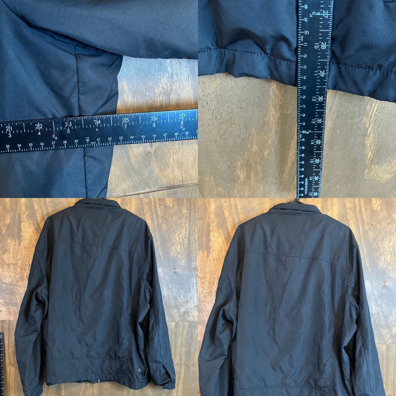 Banana Republic VINTAGE Banana Republic Mens Jacket Black Minimalist Lined Casual Outdoor Collared XXL Size US XXL / EU 58 / 5 - 8 Thumbnail